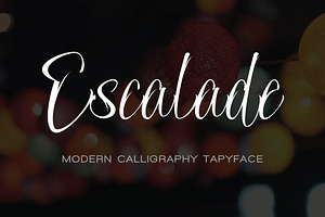 Escalade Typeface