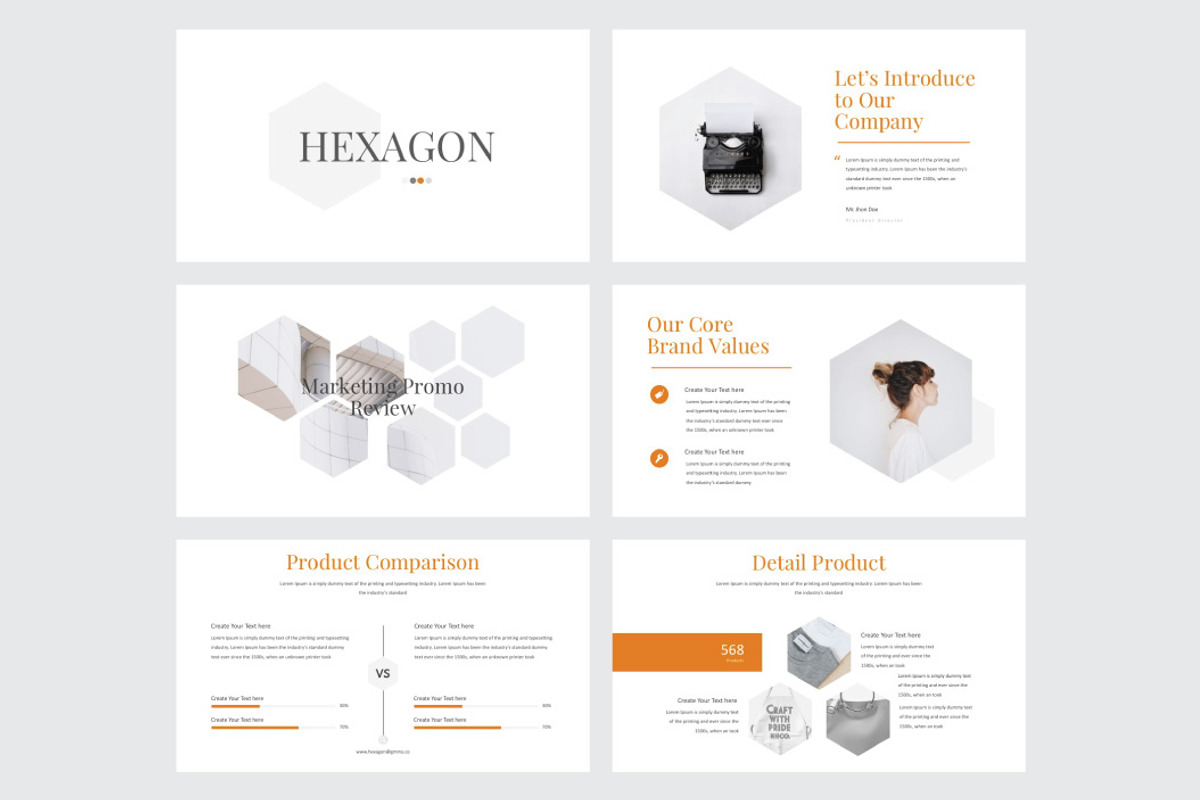 HEXAGON - Powerpoint Template, a Presentation Template by Shafura (Photo 2 of 6)
