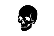 50 Skull Head Silhouette Vector Bund, an Illustration by Creativeshirt (Thumbnail 2 of 51)