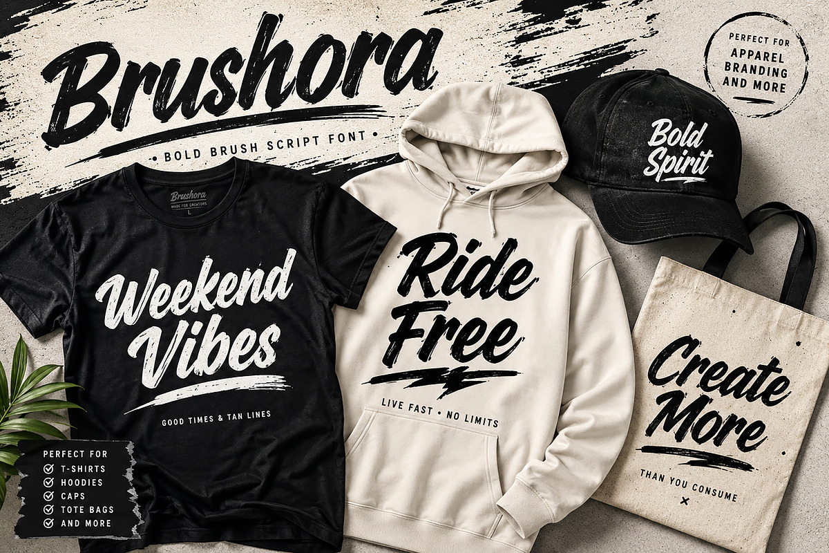 Brushora, a Script Font by Wow Magic (Photo 5 of 5)