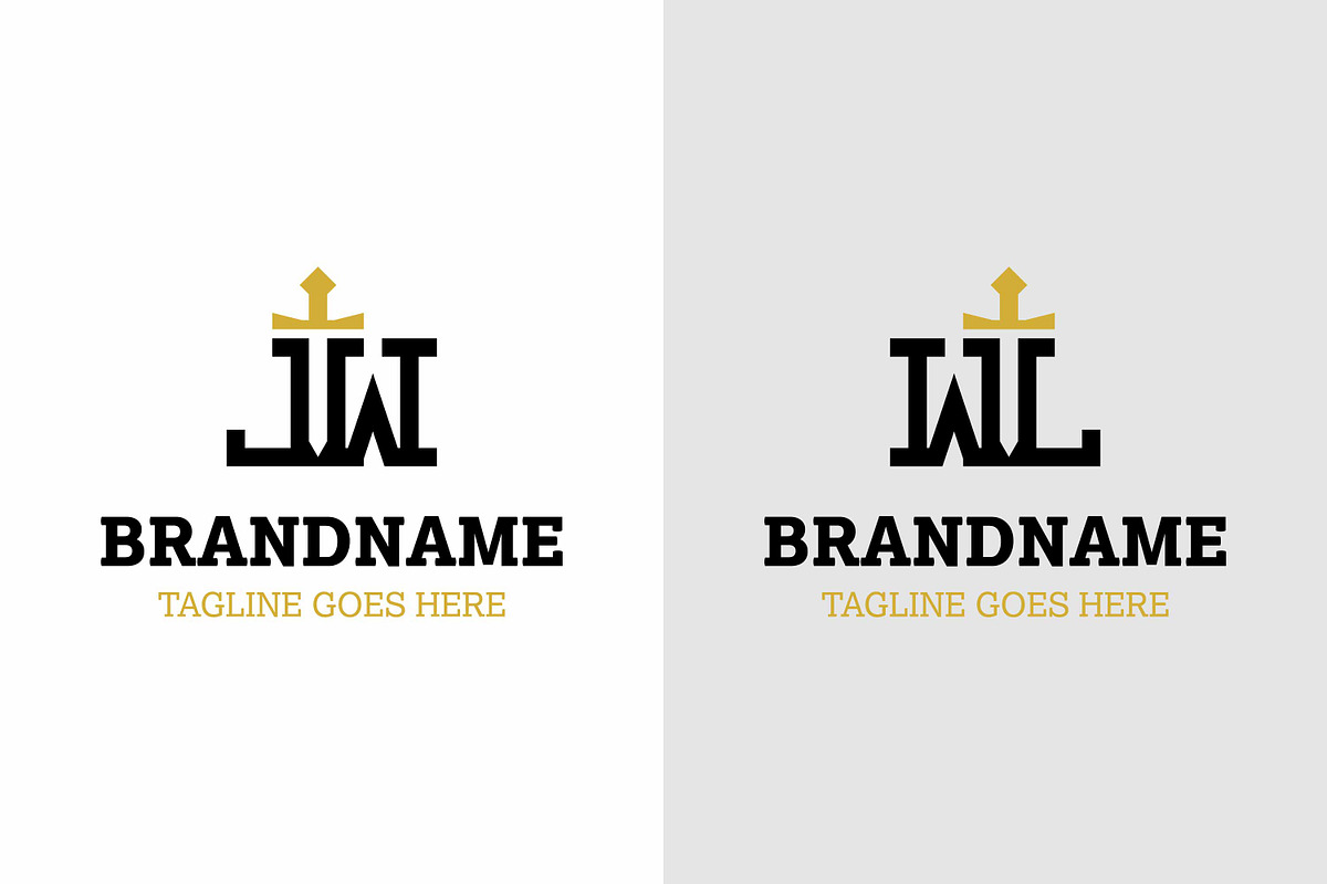 Letters JW WL Sword Luxury Logo, a Branding & Logo Template by Pray Art Design Studio (Photo 1 of 2)