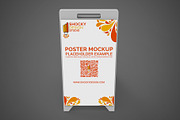 Portable A Poster Stand Mockup, a Print Template by Shocky Design Studio (Thumbnail 4 of 4)