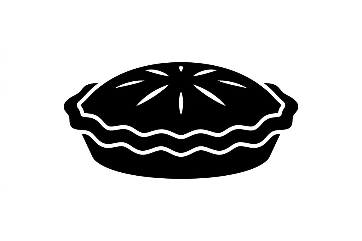 Homestyle Pie Silhouette Variety, an Object Graphic by Designer_Momina (Photo 3 of 3)