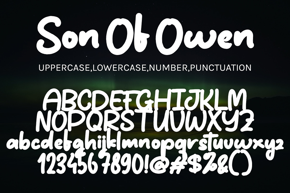 Son Of Owen, a Handwritten Font by HaKi Studio (Photo 5 of 5)