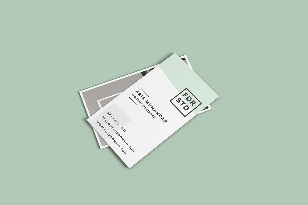 Business Card Mockup, a Business Card Template by FDR Studio (Photo 2 of 6)