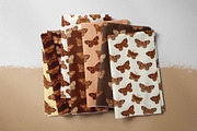 Watercolor Butterflies patterns, a Pattern Graphic by Tiger and Flower (Thumbnail 11 of 17)