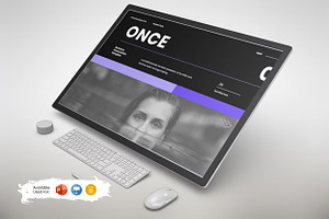 Once Presentation Template, a Presentation Template by Analogous Temp