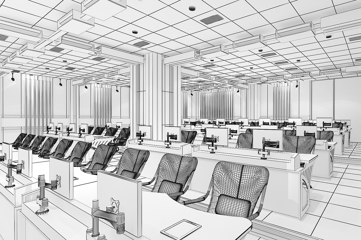 TV Studio Control Room 1, an Architecture 3D Model by akerStudio (Photo 13 of 42)