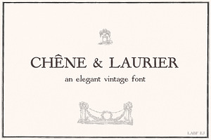 Chene & Laurier Elegant Serif Font