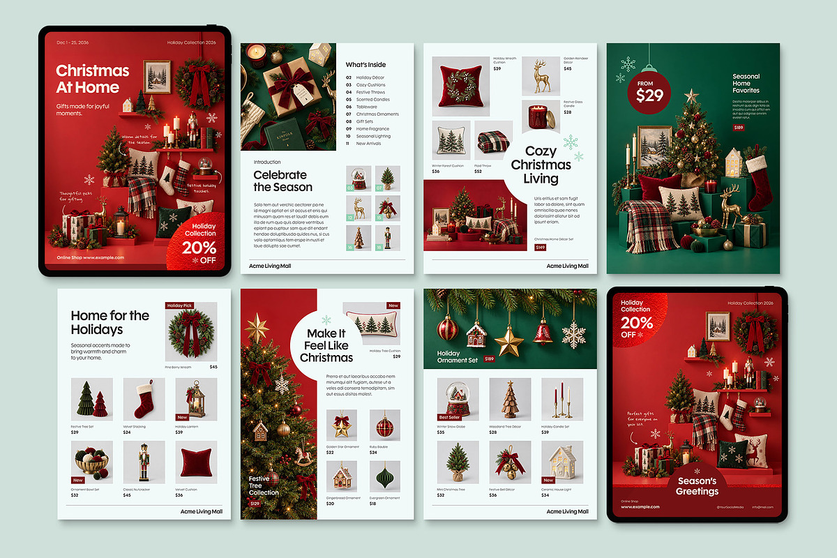 Digital Christmas Gift Guide, a Brochure Template by BrandPacks (Photo 2 of 6)