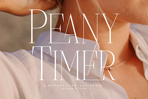 Peany Timer A Modern Ligature Serif