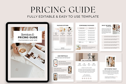 Services and Pricing Guide Template