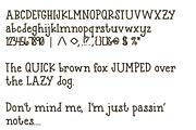 Passing Notes, a Serif Font by Sunkissed Minimalist (Thumbnail 3 of 3)