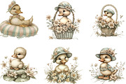 Whimsical Summer Duck Clipart, an Illustration by Designking (Thumbnail 4 of 5)