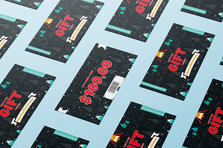 Christmas Voucher 02, a Card Template by Tzochko