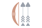 Archery Flat Icon, a Duotone Icon by Pexelpy (Thumbnail 2 of 2)