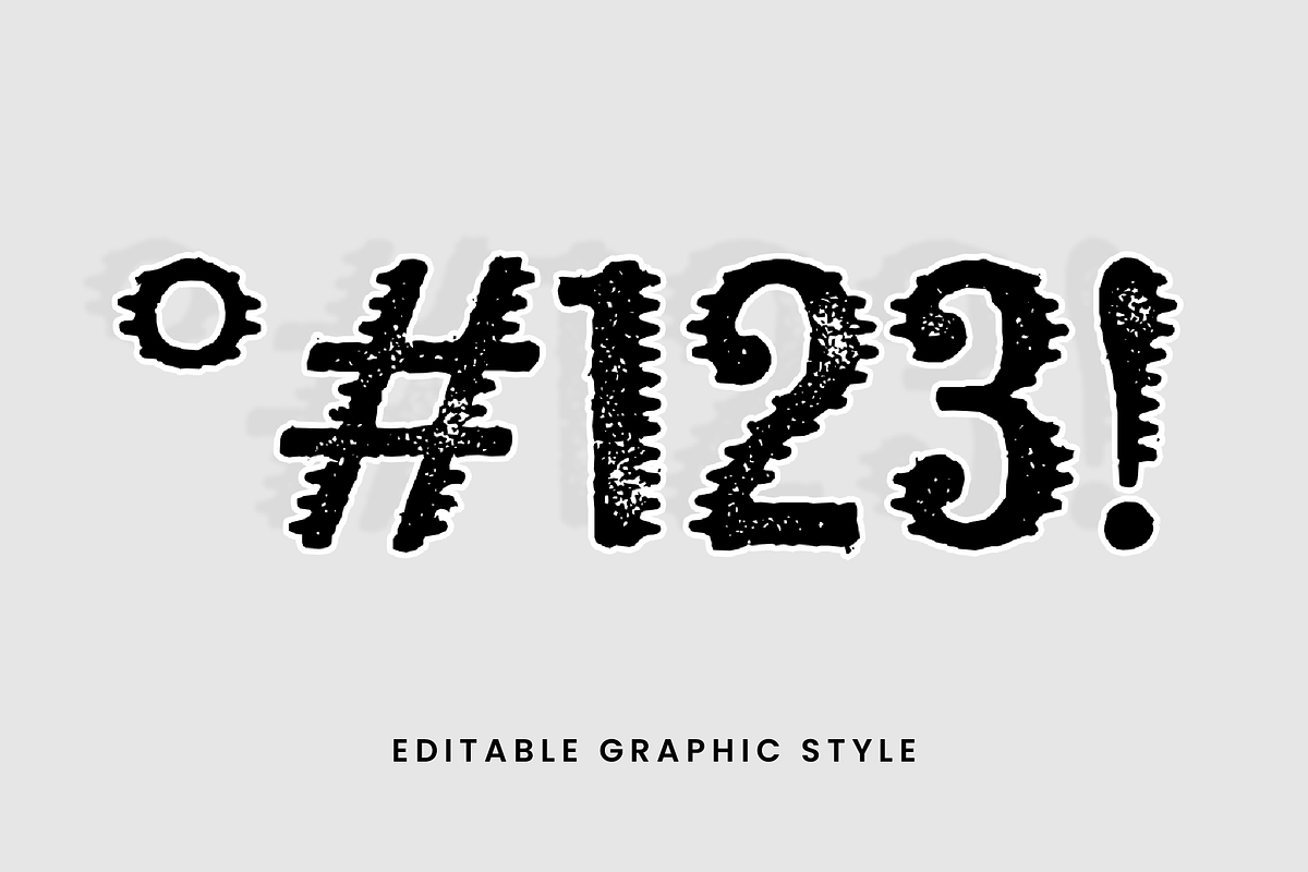 Grunge Ink Text Effect preview 2
