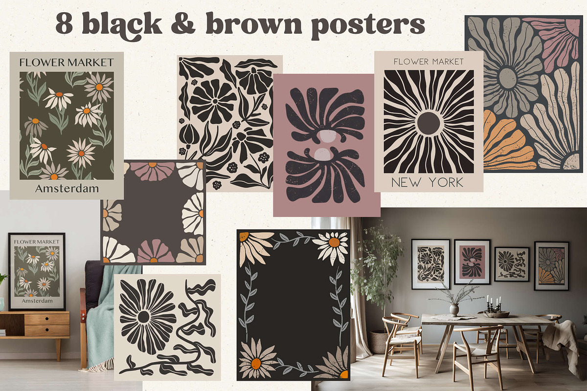 Groovy botanical collection, a Decorative Illustration by marie dricot (Photo 7 of 16)