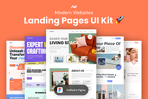 Website Landing Pages Modern UI Kit