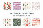 Modern Baby Patterns & Graphics, a Pattern Graphic by Alisa Wismer Design (Thumbnail 3 of 8)