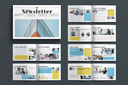 Company Newsletter Landscape, a Brochure Template by E-Type (Thumbnail 1 of 7)