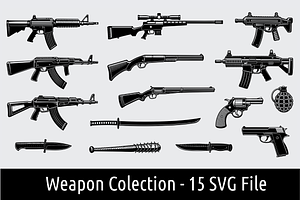 Weapon Cliparts, Firearms & Guns