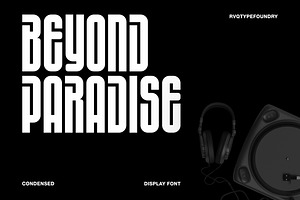 Beyond Paradise, a Sans Serif Font by Rvq Type Foundry