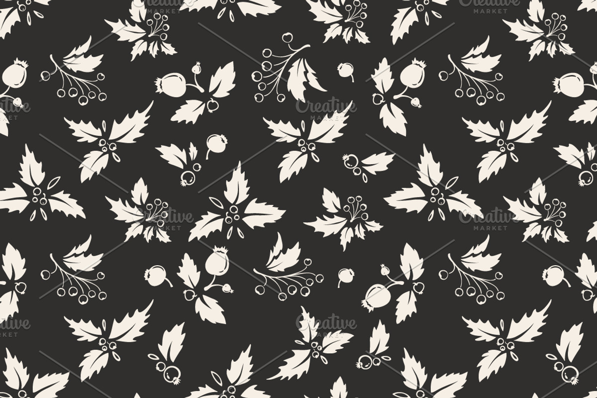 Christmas Hand-drawn Floral Decor, a Decorative Illustration by Adiemus (Photo 8 of 8)