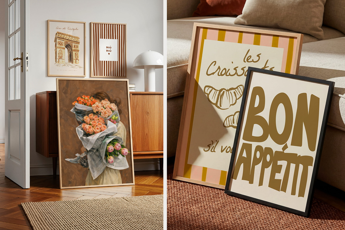 Paris Inspired Prints and Posters, a Background Graphic by Paper Flowers Studio (Photo 9 of 12)