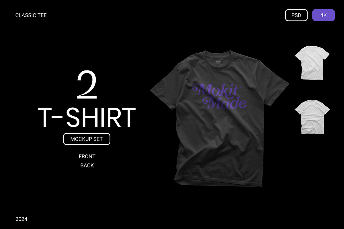 MOKITUP: Classic Tee Mockup, a Shirt Mockup by MOKITUP (Photo 1 of 4)