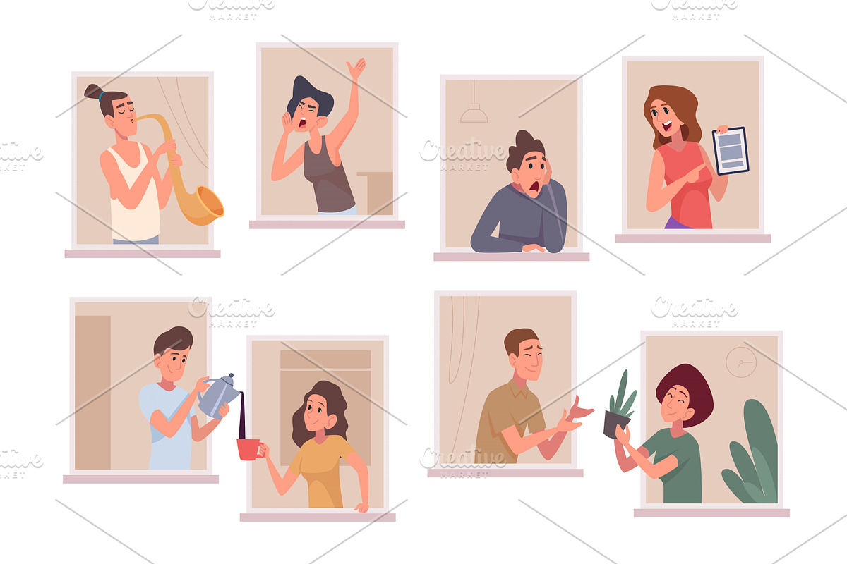 Neighbors in window. Support and, a Graphic by Onyx