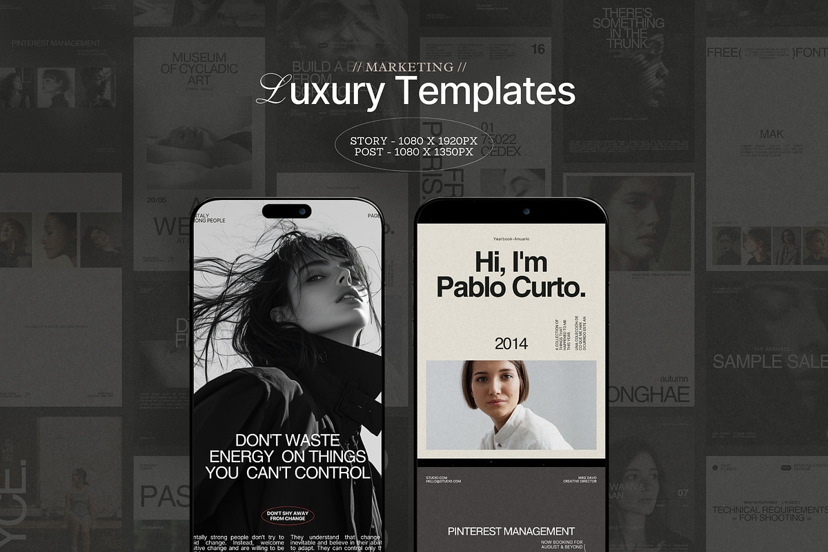 Aesthetic Instagram Story & Post, a Social Media Template by Prapti Design (Photo 2 of 9)