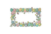 Easter Floral Botanical Frame Bundle, an Object Illustration by Designer_Momina (Thumbnail 14 of 14)