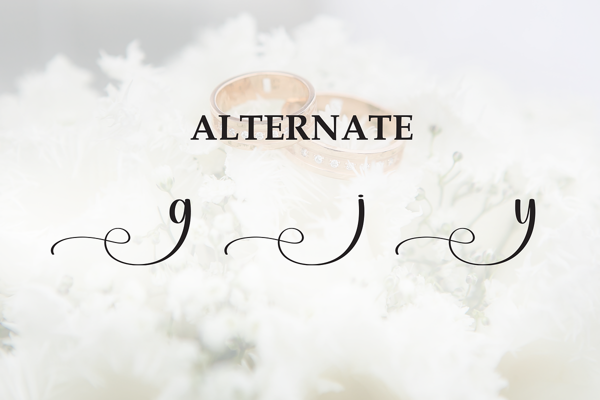Wedding | Script Font, a Handwritten Font by Scratchones (Photo 8 of 9)