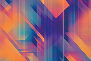 Seamless vibrant abstract background featuring diagonal lines and geometric sha, a Pattern Graphic by Textures & Backgrounds
