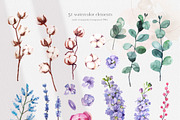 Cotton Botany Watercolor Collection, a Decorative Illustration by Volha Studio (Thumbnail 3 of 9)