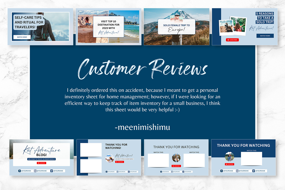 YouTube Channel Kit, a Presentation Template by Snapybiz (Photo 7 of 8)
