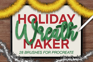 Holiday Wreath Maker Brushes