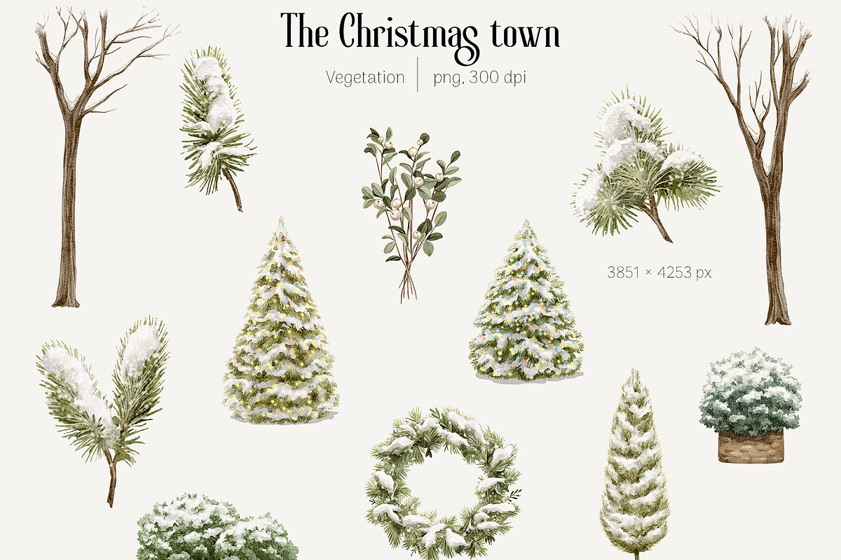 The Christmas town, an Animal Illustration by Mimomy (Photo 7 of 14)