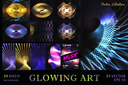 SET  21  Shining abstract background, a Flyer Template by Nadin_Lebedeva (Thumbnail 2 of 10)