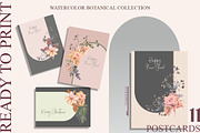 Winter rose-watercolor set, a Decorative Illustration by Collection by VY (Thumbnail 6 of 10)