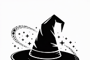 Halloween witch hat designed, an Illustration by Amazin_art (Thumbnail 4 of 21)