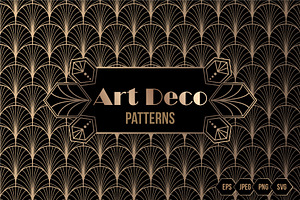 Art Deco Patterns, a Pattern Graphic by InaCorart
