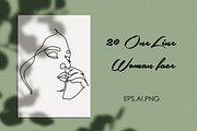 Woman Minimal Line Art Collection, an Illustration by velychko.ua (Thumbnail 3 of 18)