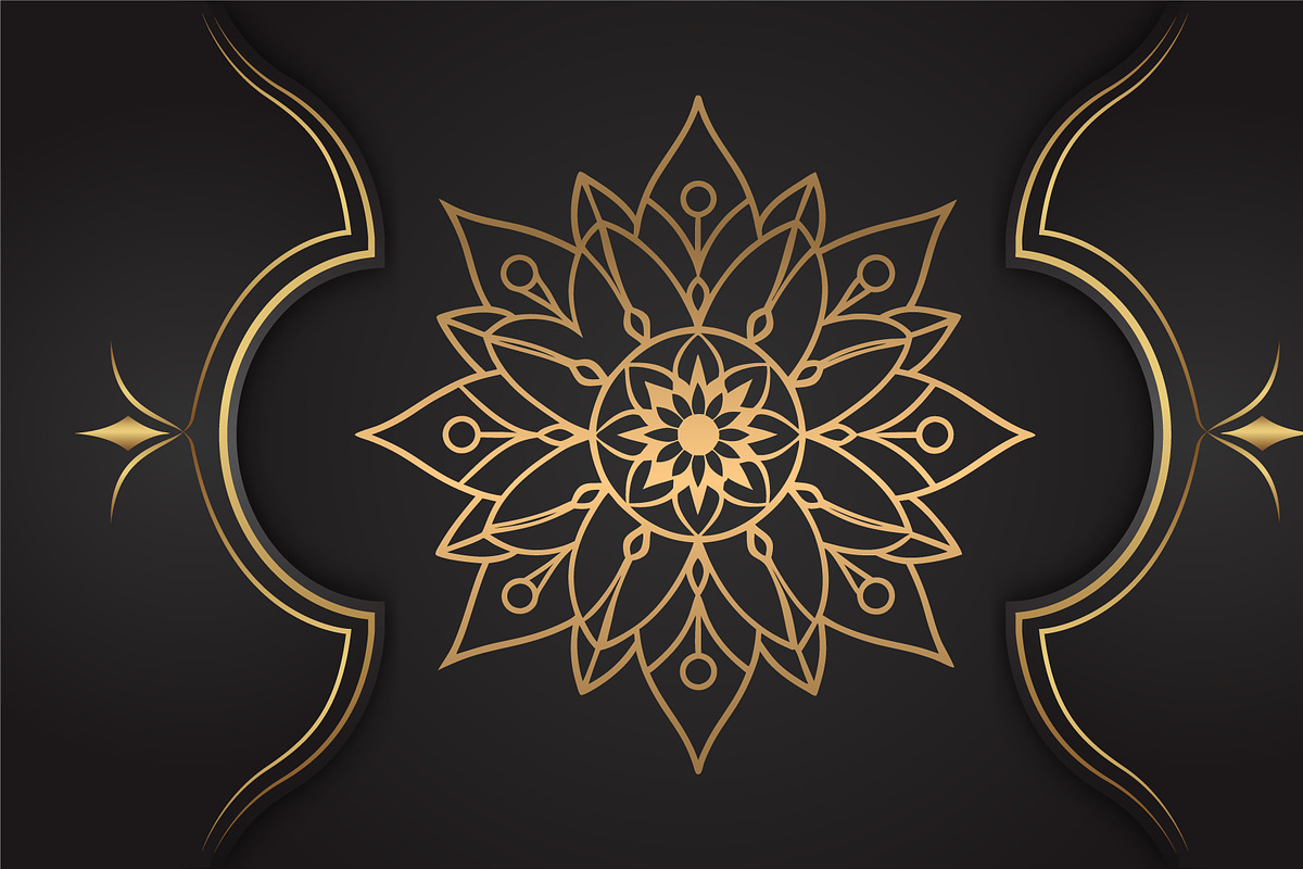 Minimalist Mandala Pattern Kit, a Background Graphic by hkmonir (Photo 2 of 3)
