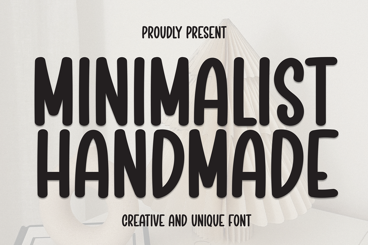 Minimalist Handmade | Script Font, a Script Font by Scratchones (Photo 1 of 8)