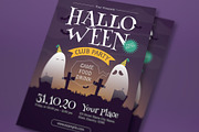 Halloween Club Party Flyer, a Flyer Template by graphicook (Thumbnail 2 of 3)