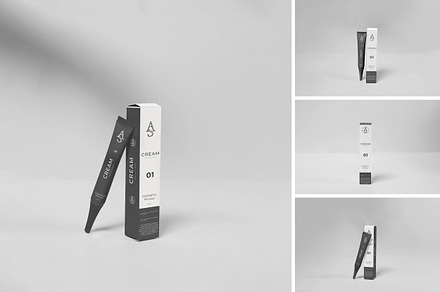 Cosmetic Tube & Packaging Mockup, a Packaging Mockup by Assyat