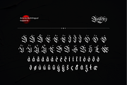 Aviorte Tattoo Font, a Blackletter Font by ilhamtaro (Thumbnail 11 of 12)