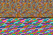 Set of psychedelic seamless patterns, a Pattern Graphic by Sapunkele (Thumbnail 3 of 4)